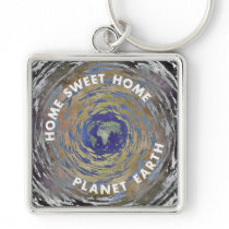 Home Sweet Home Planet Earth keychains