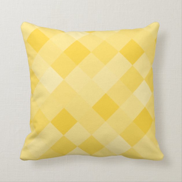 Home sweet home yellow mosaic tile throw pillow-1