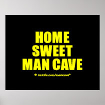 Home Sweet Man Cave YB Print