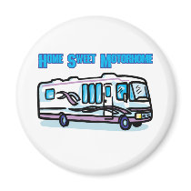 Home Sweet Motorhome magnets by thecamperslife Home Sweet Motorhome magnets