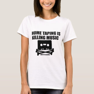 home taping is killing music shirt