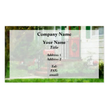 Home That Always Celebrates Christmas Business Card Template