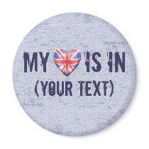 Home Town Heart magnets by MadDogs Home Town Heart magnets