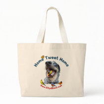 Home Tweet Home Bird Dog Canvas Bag