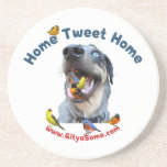 Home Tweet Home Bird Dog Drink Coasters