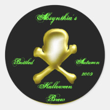 homebrew round stickers