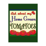 Homegrown Tomato Garden Slogan Post Cards