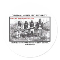 Homeland Security 1492 stickers