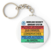 Homeland Security Advisory Keychains