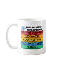 Homeland Security Advisory Mugs