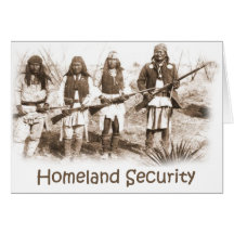 Homeland Security Apache Greeting Cards