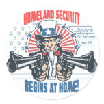Homeland Security Begins with 2nd Amendment Sticker