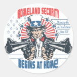 Homeland Security Begins with 2nd Amendment Sticker