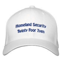 Homeland Security Embroidered Baseball Caps
