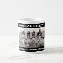 HOMELAND SECURITY Guarding The Borders since 1492 Mugs