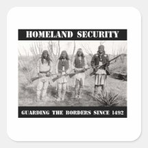 HOMELAND SECURITY Guarding The Borders since 1492 Sticker