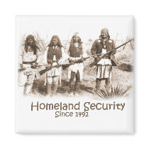 Homeland Security Fridge Magnet