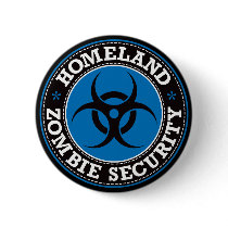Homeland Zombie Security - Blue B buttons