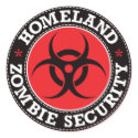 Homeland Zombie Security - Red B stickers by visualnewbie Homeland Zombie Security - Red B stickers