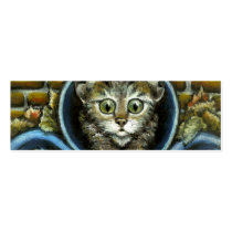 Homeless kitty bookmark (pack of 20) business cards