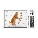 Homeless Kitty Postage postage