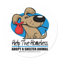 Homeless Pet stickers