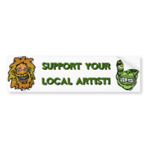 homeless, wetman, Support yourlocal artist!, Su... bumper stickers by jiveafro homeless, wetman, Support yourlocal artist!, Su... bumper stickers