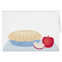 Homemade Apple Pie Greeting Cards