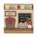 Homemade Apple Pie Customizable Magnet