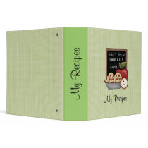 Homemade Apple Pie (Green) Recipe Binder
