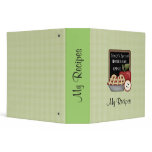Homemade Apple Pie (Green) Recipe Binder