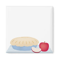 Homemade Apple Pie Refrigerator Magnet