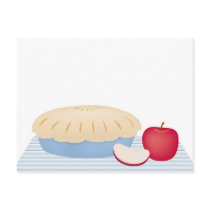 Homemade Apple Pie Post Card