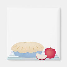 Homemade Apple Pie Refrigerator Magnet
