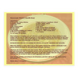 Homemade Chicken Noodle Soup Recipe Postcard