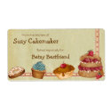 Homemade Desserts Personalized Labels Shipping Labels