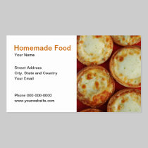 Homemade Food Business Card business cards