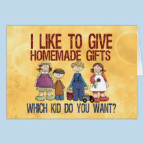 Homemade Gifts cards