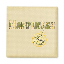 Homemade Happiness magnets