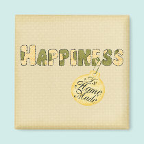 Homemade Happiness magnets