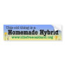 Homemade Hybrid Bumper Sticker