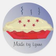 Homemade Pies Round Stickers