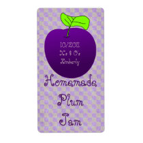 Homemade Plum Jam Custom Shipping Labels