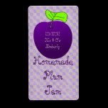 Homemade Plum Jam Custom Shipping Labels