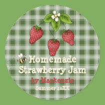 Homemade Strawberry Jam stickers