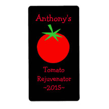 Homemade Tomato Wine Labels