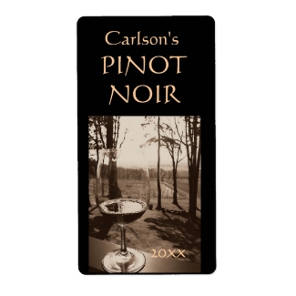 Homemade Wine Labels (Vertical)