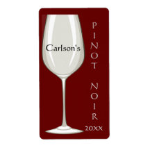 Homemade Wine Labels (Vertical)
