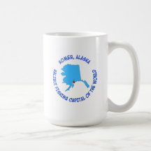 Homer, Alaska Halibut Fishing Capital of the World Coffee Mugs