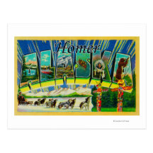 Homer, AlaskaLarge Letter ScenesHomer, AK Postcard